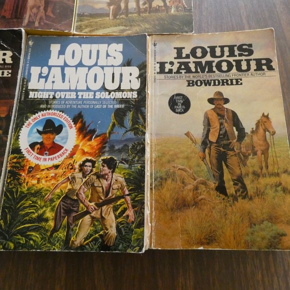 10 Vintage Louis Lamour Western Paperbacks - Picture 5 of 10